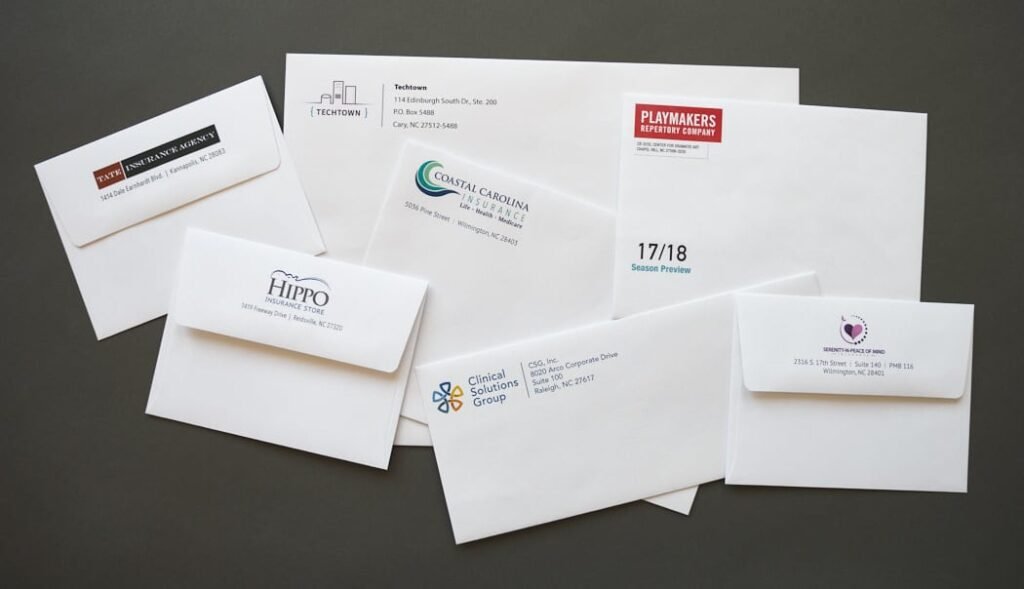 Envelope Printing Willenhall